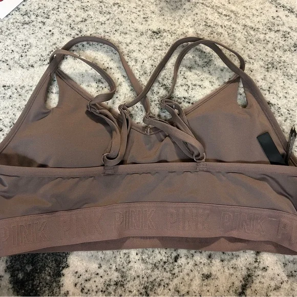 Victoria's Secret Pink Brown Sports Bra - Picture 2 of 3